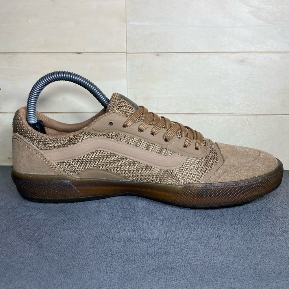 Vans Ave Tobacco Gum Men's Size 7 Skate Shoes Brown Suede Sneakers 721356 - Picture 3 of 11